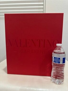Valentino Garavani Red large empty shoe storage Box